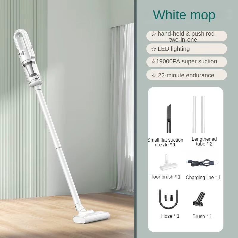 19000Pa Powerful Wireless Handheld Vacuum Cleaner – Portable Car & Home Cleaning Machine